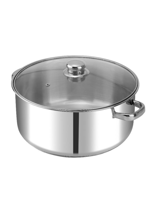 Vinod Stainless Steel 4-Tier Steamer with Glass Lid, 30 cm | 2.5 mm Thick Base | Multi-Purpose Steamer for Momos, Modaks, Vegetables & More | Riveted Handles | Induction & Gas Base - Image 2